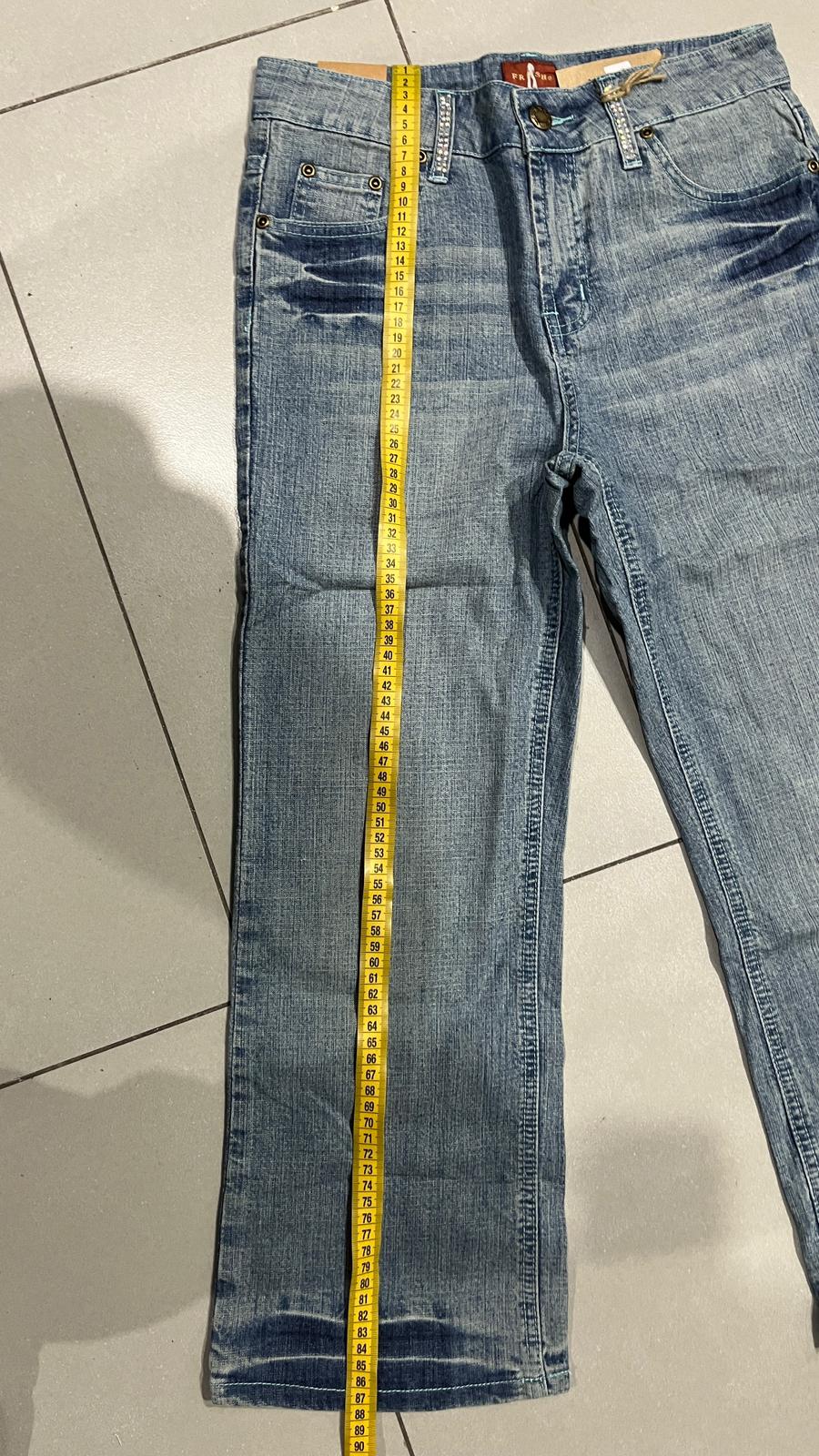 Denim Washed Pinocchietto 3/4  (XS)