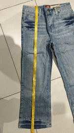 Denim Washed Pinocchietto 3/4 Vintage Y2K 90s 00s American Style Hip-Hop (XS)