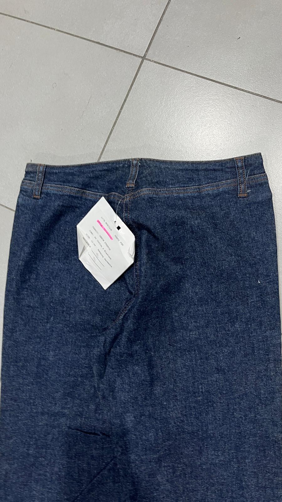 Denim Jeans Raw Baggy Fit Vintage Y2K 90s 00s American Style Hip-Hop (S)