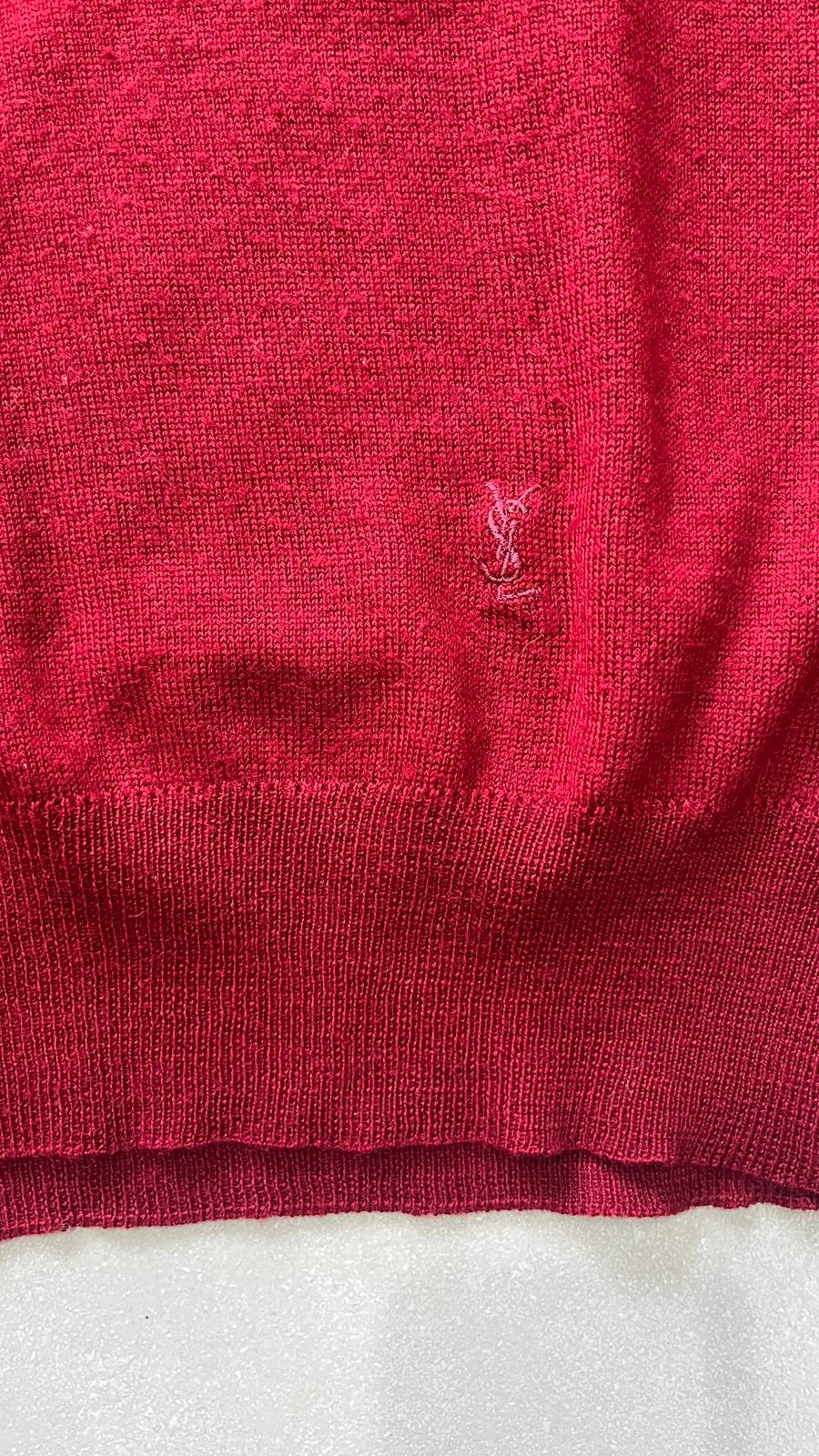 Maglioncino YSL Yves Saint Laurent Vintage Y2K 90s 00s American Style Hip-Hop (S)