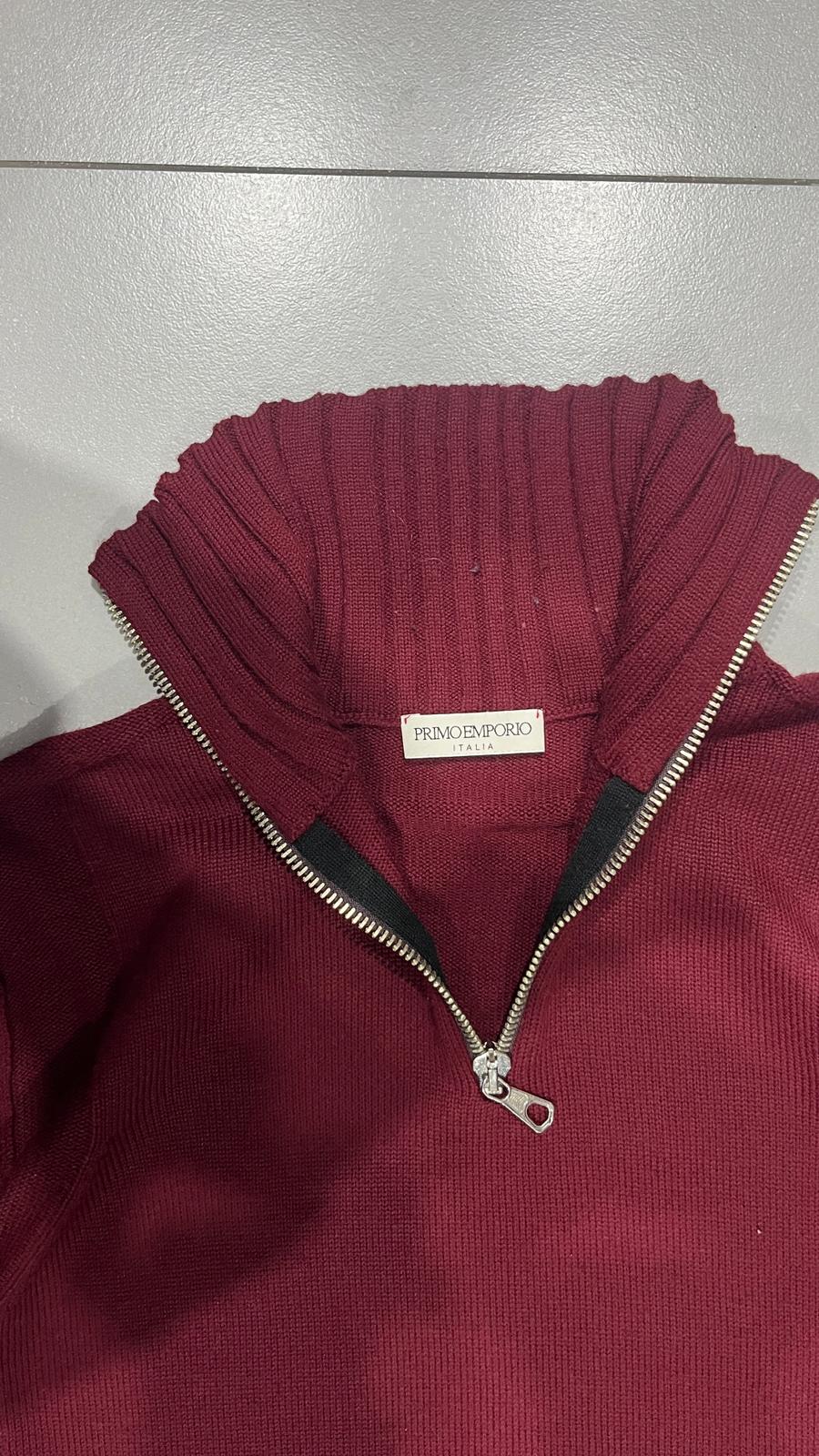 Maglione Lupetto con Zip Primo Emporio Vintage Y2K 90s 00s American Style Hip-Hop (L)