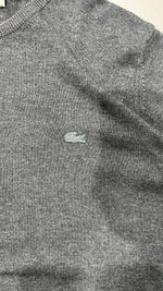Maglione Lacoste - Grey Sweater Vintage Y2K 90s 00s American Style Hip-Hop (XL)
