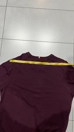 Sweater Tommy Hilfiger - Maglione Rosso Vintage Y2K 90s 00s American Style Hip-Hop (XL)