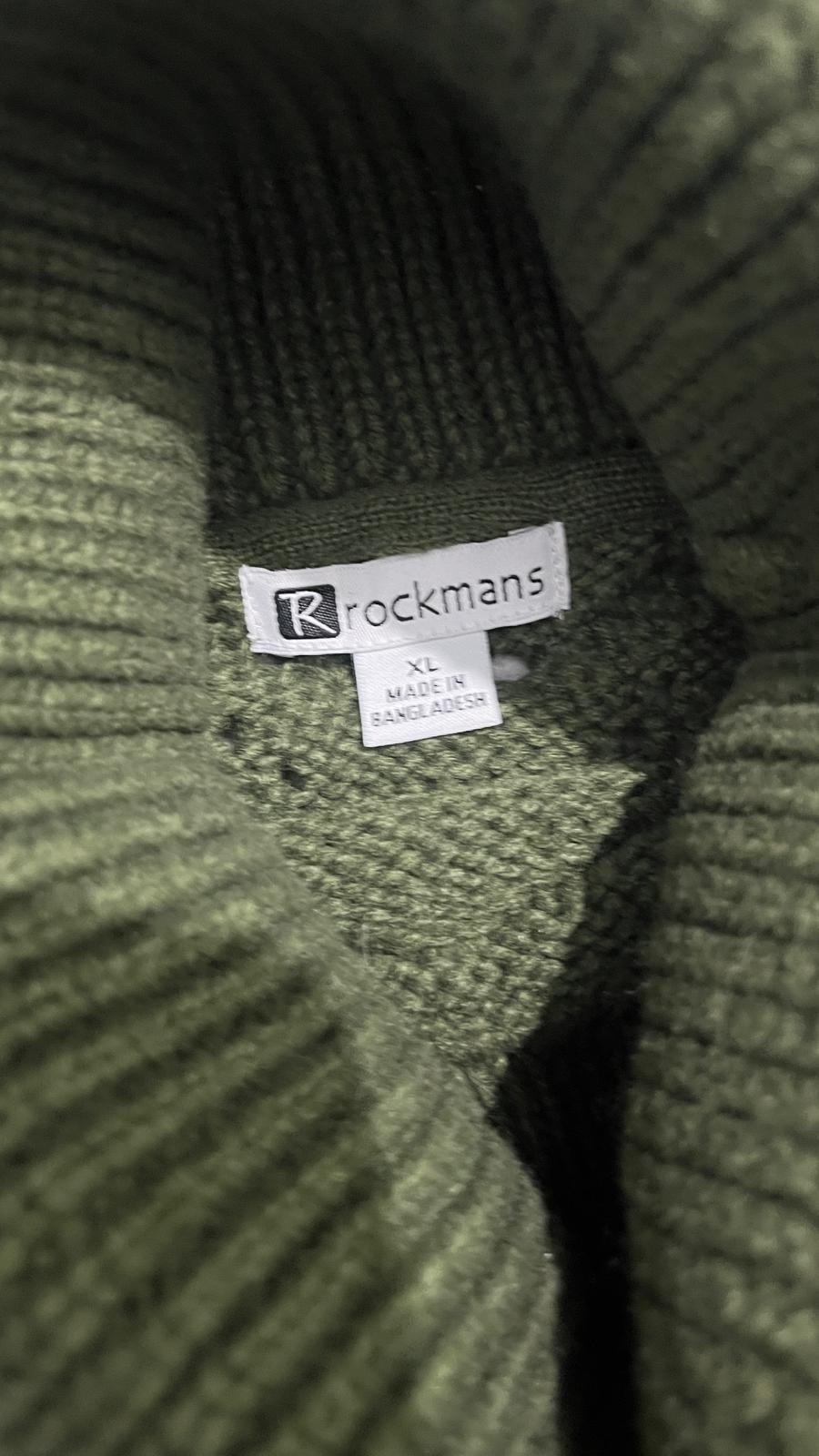 Maglione Vintage Lupetto Collo Alto Vintage Y2K 90s 00s American Style Hip-Hop (XL)