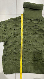 Maglione Vintage Lupetto Collo Alto Vintage Y2K 90s 00s American Style Hip-Hop (XL)