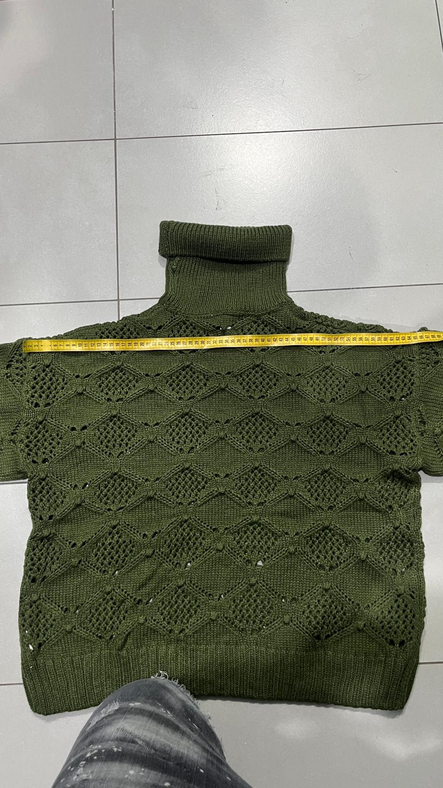 Maglione Vintage Lupetto Collo Alto Vintage Y2K 90s 00s American Style Hip-Hop (XL)