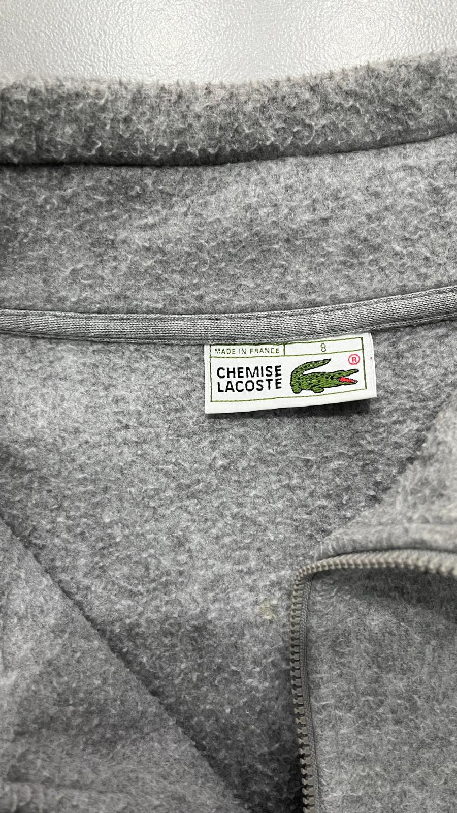 Maglione Pile Lacoste Multicolor 1/4 Zip Vintage Y2K 90s 00s American Style Hip-Hop (XXL)