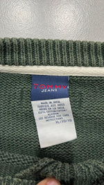 Maglioncino Tommy Hilfiger Streetwear Vintage Y2K 90s 00s American Style Hip-Hop (XL)