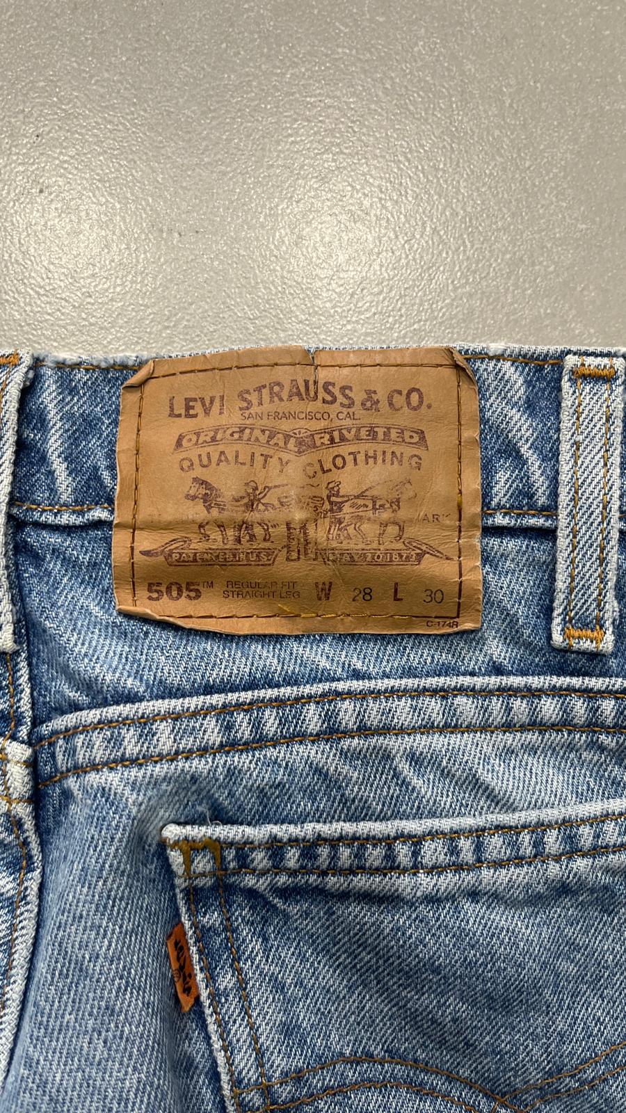 Denim Levis 505 Straight Fit  (XXS)