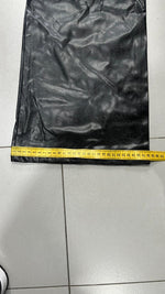 Denim Leather Jeans Bootcut Baggy Fit Vintage Y2K 90s 00s American Style Hip-Hop (S)