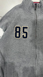 Maglione Tommy Hilfiger Zip Sweater Embroidered Vintage Y2K 90s 00s American Style Hip-Hop (M)