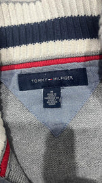 Maglione Tommy Hilfiger Zip Sweater Embroidered Vintage Y2K 90s 00s American Style Hip-Hop (M)