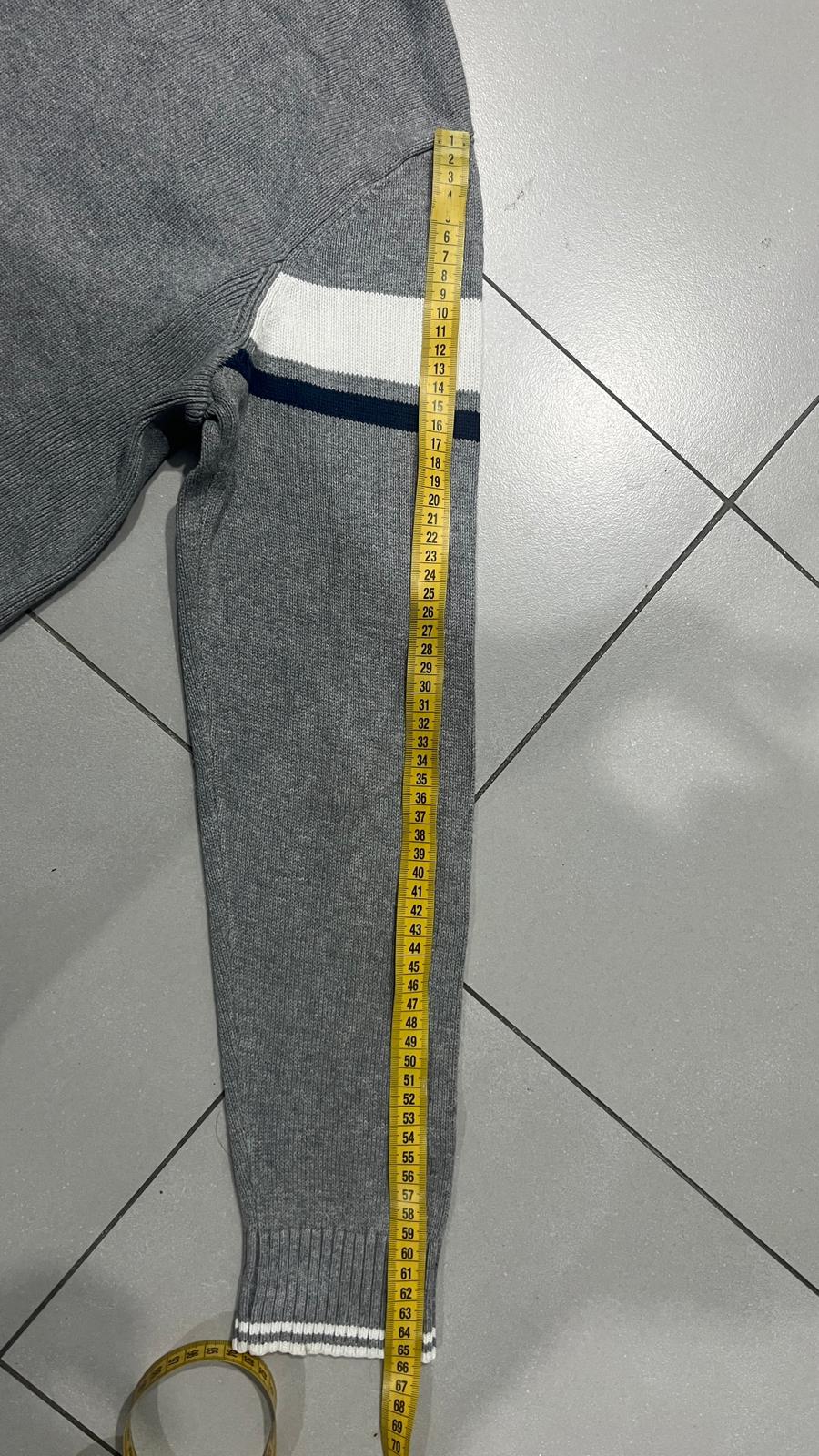 Maglione Tommy Hilfiger Zip Sweater Embroidered Vintage Y2K 90s 00s American Style Hip-Hop (M)