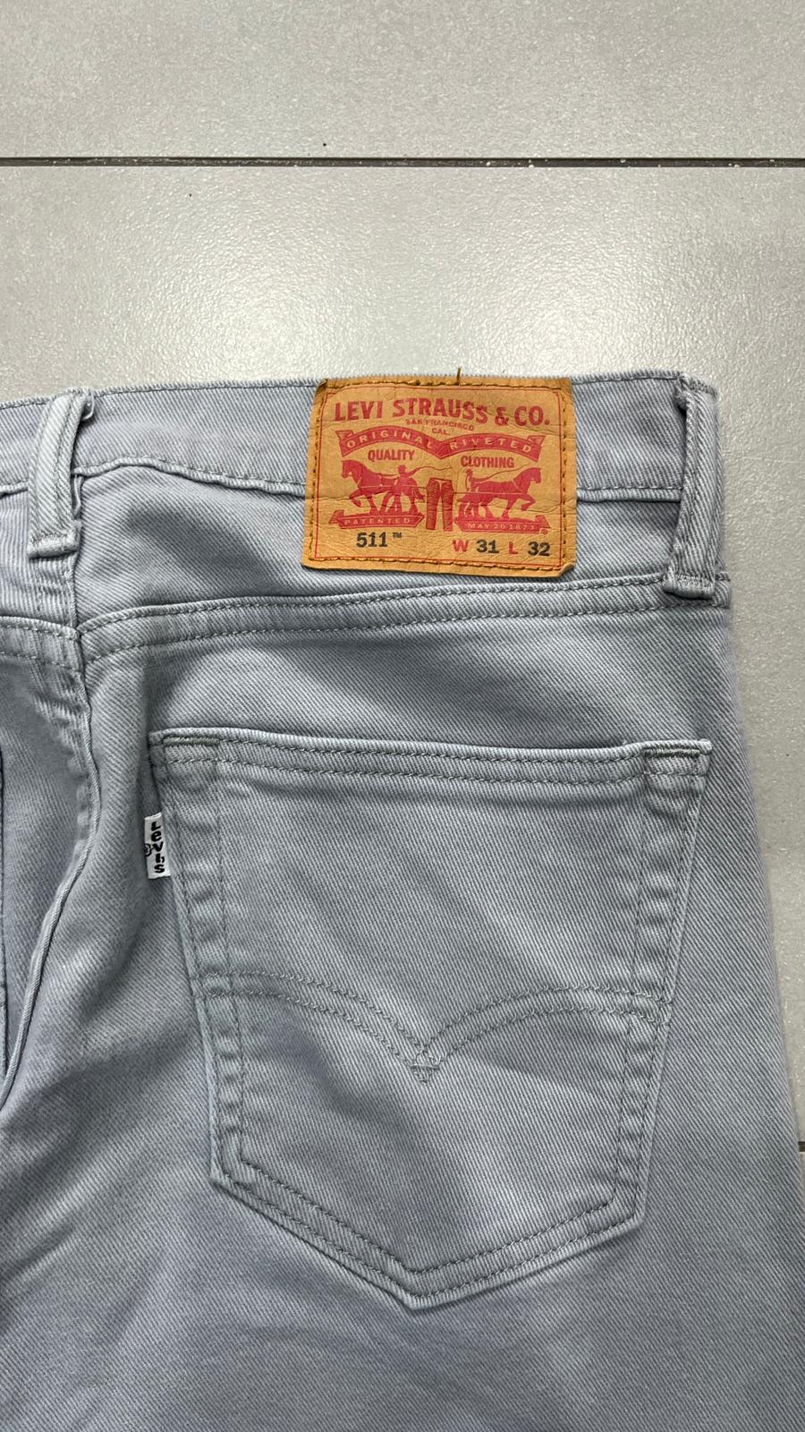 Denim Levis 511 Slim Fit Vintage Y2K 90s 00s American Style Hip-Hop (M)