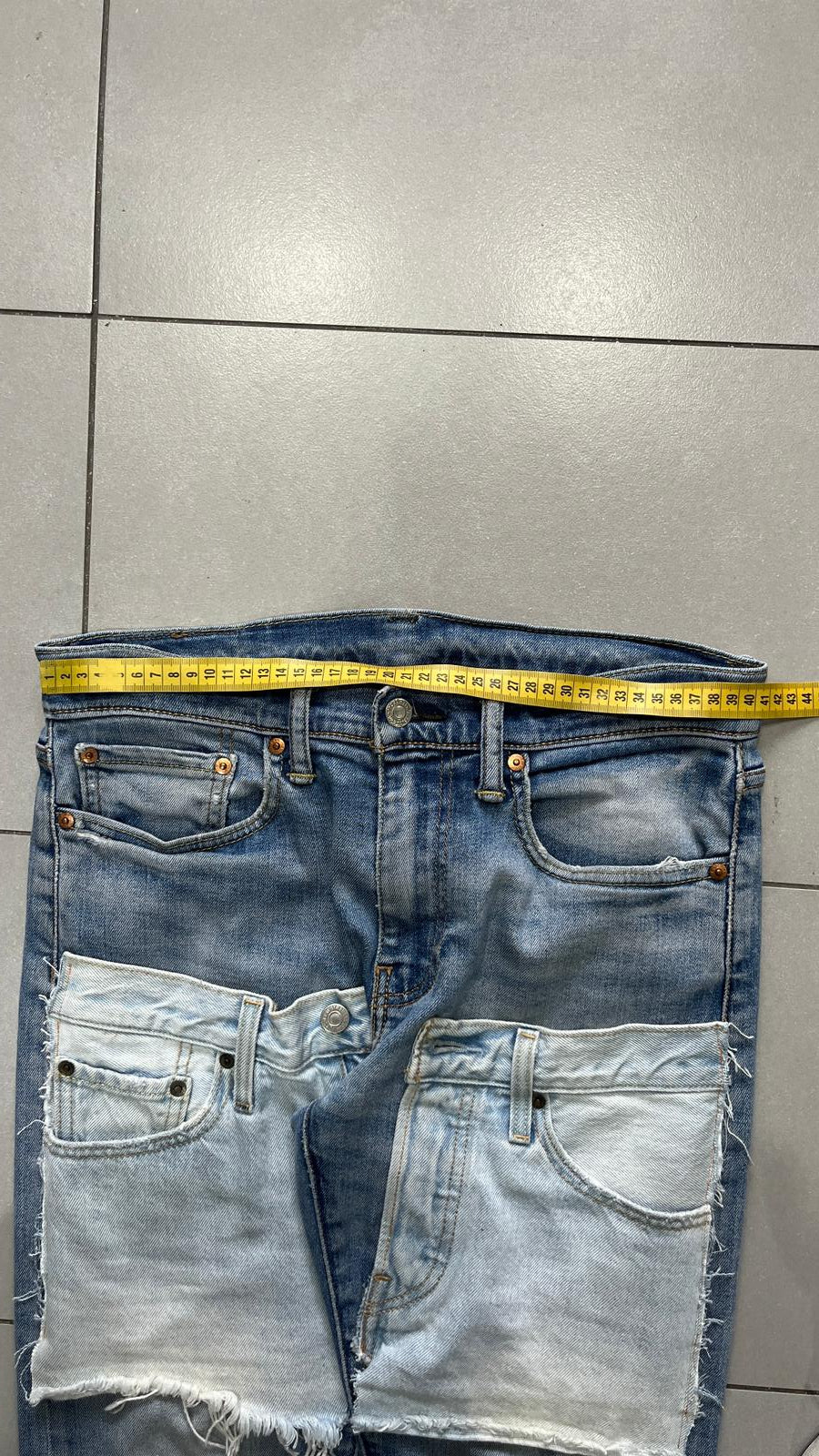 Denim Levis 502 Custom Double Straight Vintage Y2K 90s 00s American Style Hip-Hop (M)