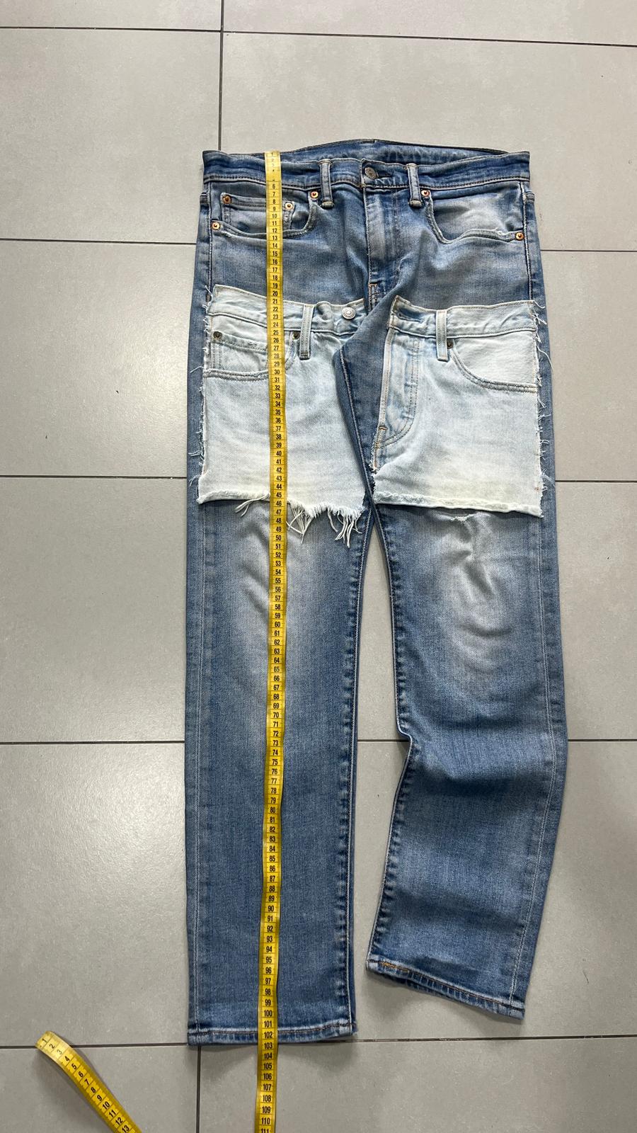 Denim Levis 502 Custom Double Straight Vintage Y2K 90s 00s American Style Hip-Hop (M)