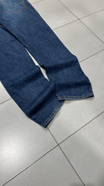 Denim Levis 505 Baggy Fit Custom "Israel" Vintage Y2K 90s 00s American Style Hip-Hop (M)