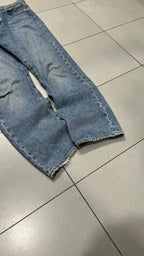 Denim Levis 501 Washed Straight Fit  (M)