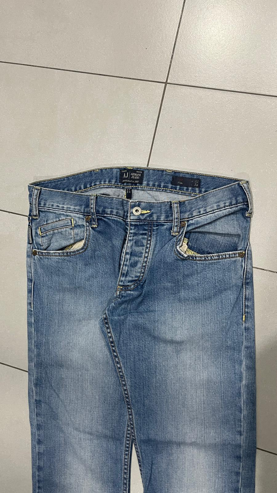 Jeans Denim Armani Slim Fit  (M)
