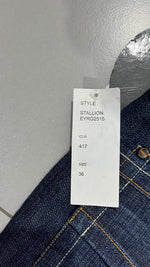 Denim Jeans Blu Wash Baggy Fit Vintage Y2K 90s 00s American Style Hip-Hop (XL)