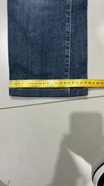 Denim Jeans Embroidered Straight Fit Vintage Y2K 90s 00s American Style Hip-Hop (M)