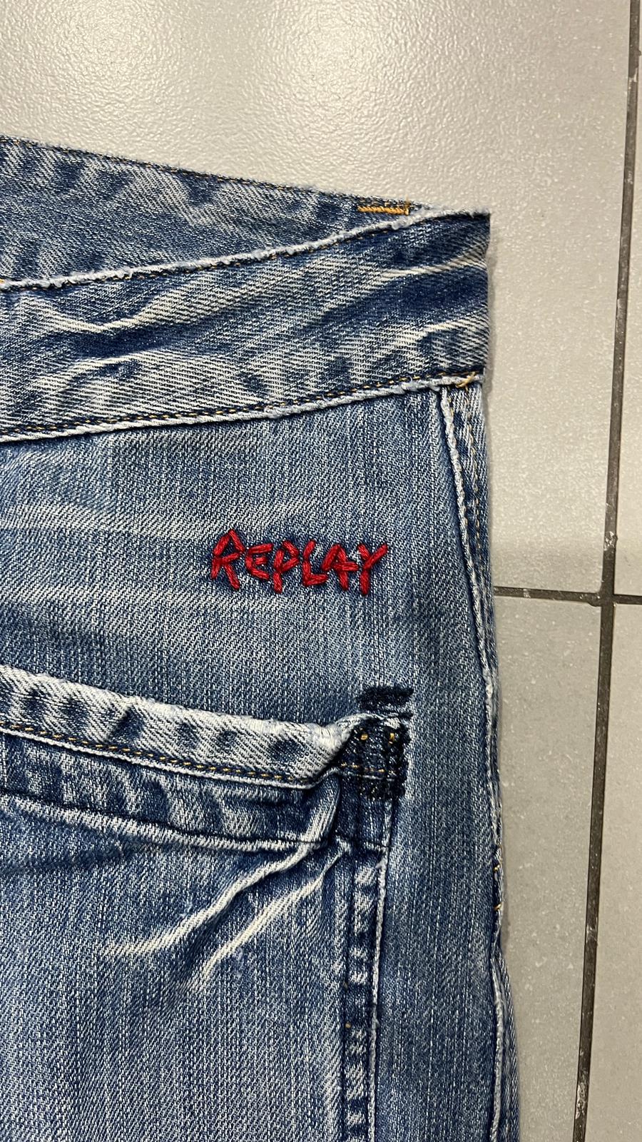 Denim Jeans Replay Washed Baggy Fit  (XXL)