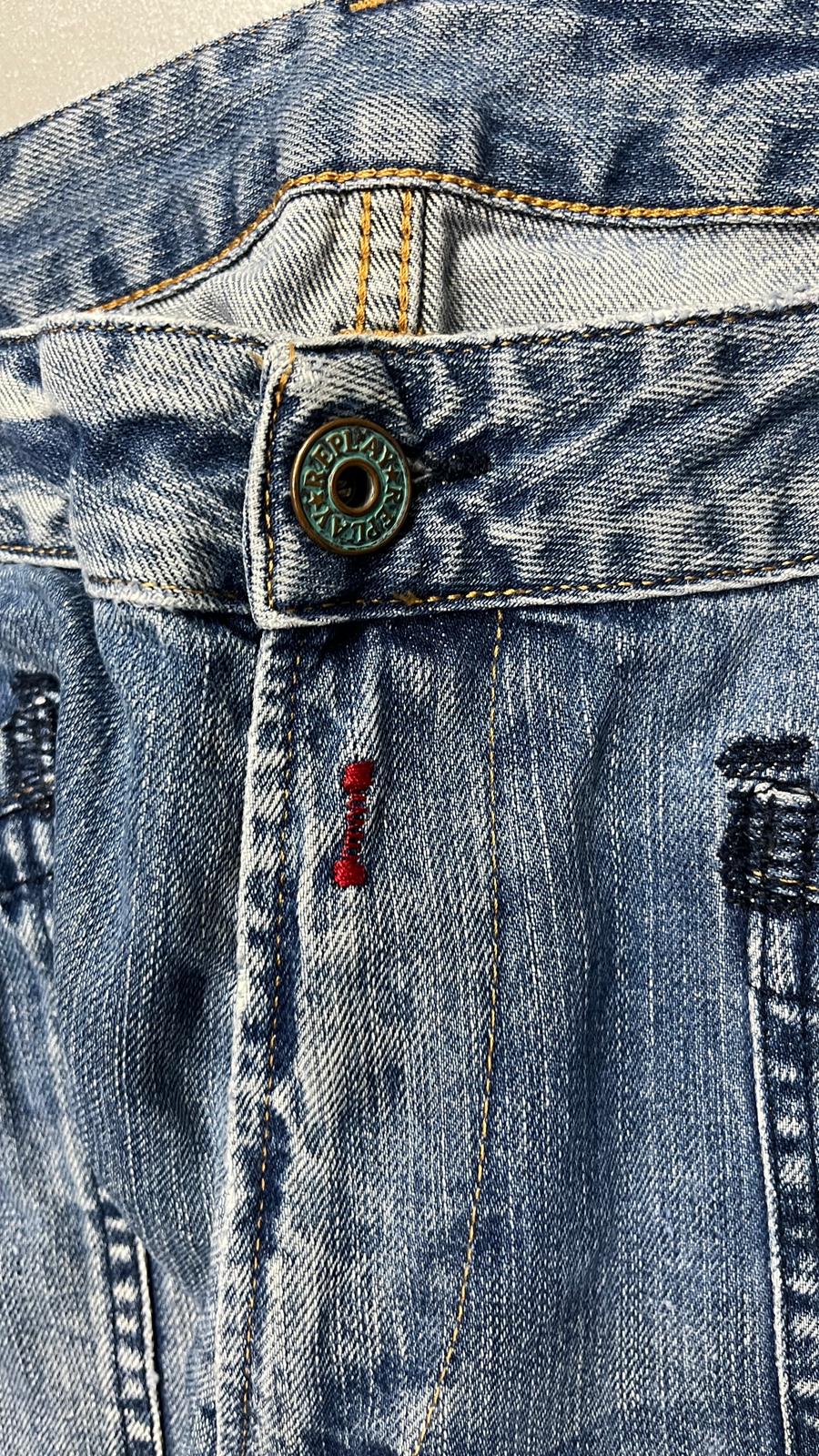 Denim Jeans Replay Washed Baggy Fit  (XXL)