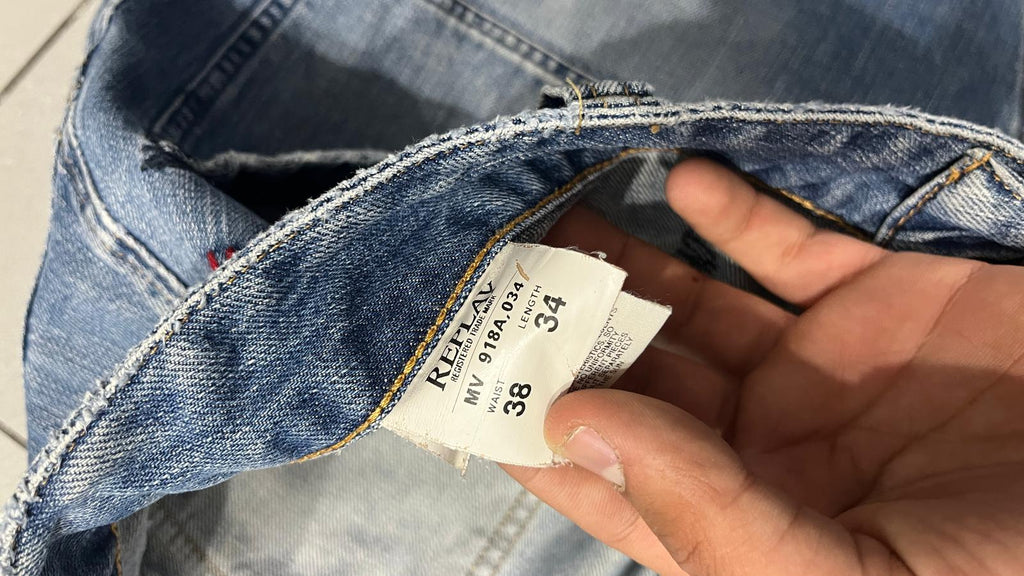 Denim Jeans Replay Washed Baggy Fit  (XXL)