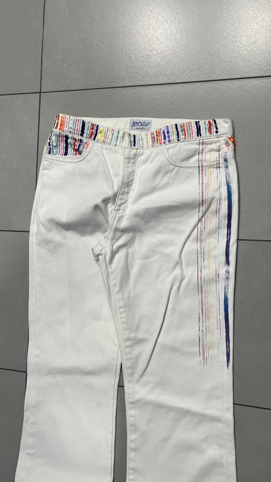 Denim Printed Particular  (XS)