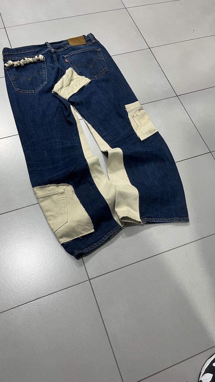 Denim Levis Custom Washed Baggy Fit  (M)