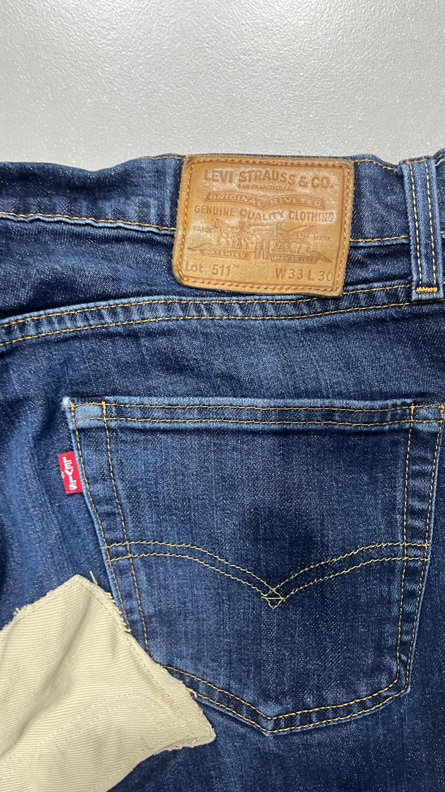 Denim Levis Custom Washed Baggy Fit  (M)
