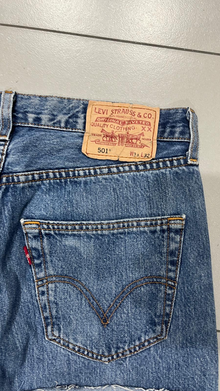 Denim Levis Custom Dark  (S)