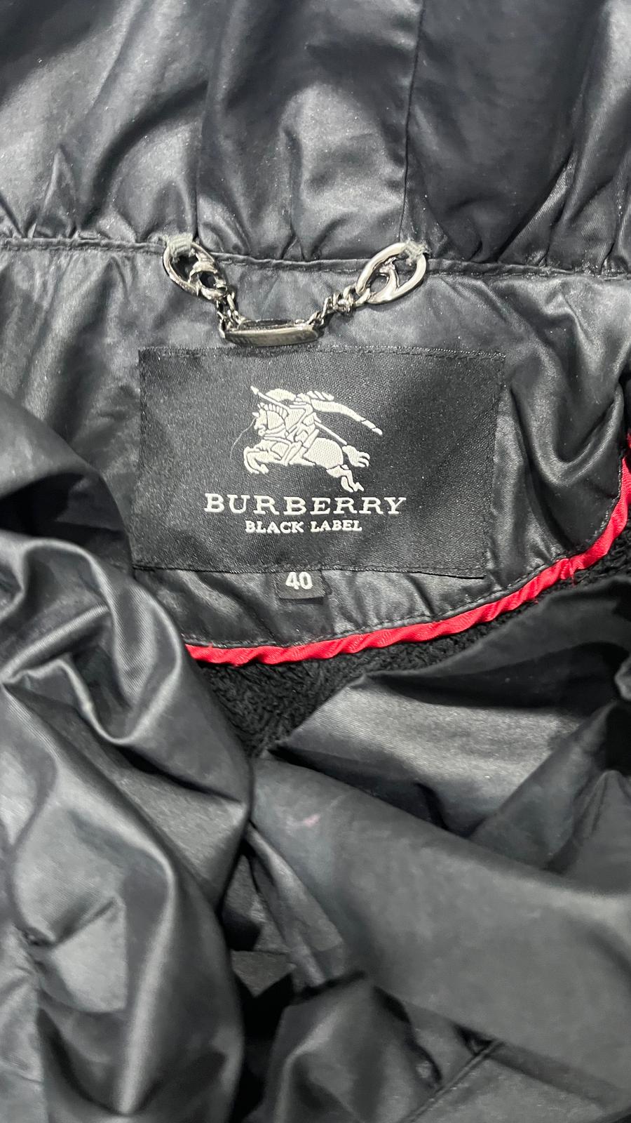 Cappotto Burberry Black Label Vintage Y2K 90s 00s American Style Hip-Hop (S)