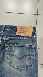 Denim Levis 501 Straight Fit Washed Vintage Y2K 90s 00s American Style Hip-Hop (M)