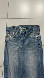 Denim Levis 501 Straight Fit Washed Vintage Y2K 90s 00s American Style Hip-Hop (M)