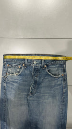 Denim Levis 501 Straight Fit Washed Vintage Y2K 90s 00s American Style Hip-Hop (M)