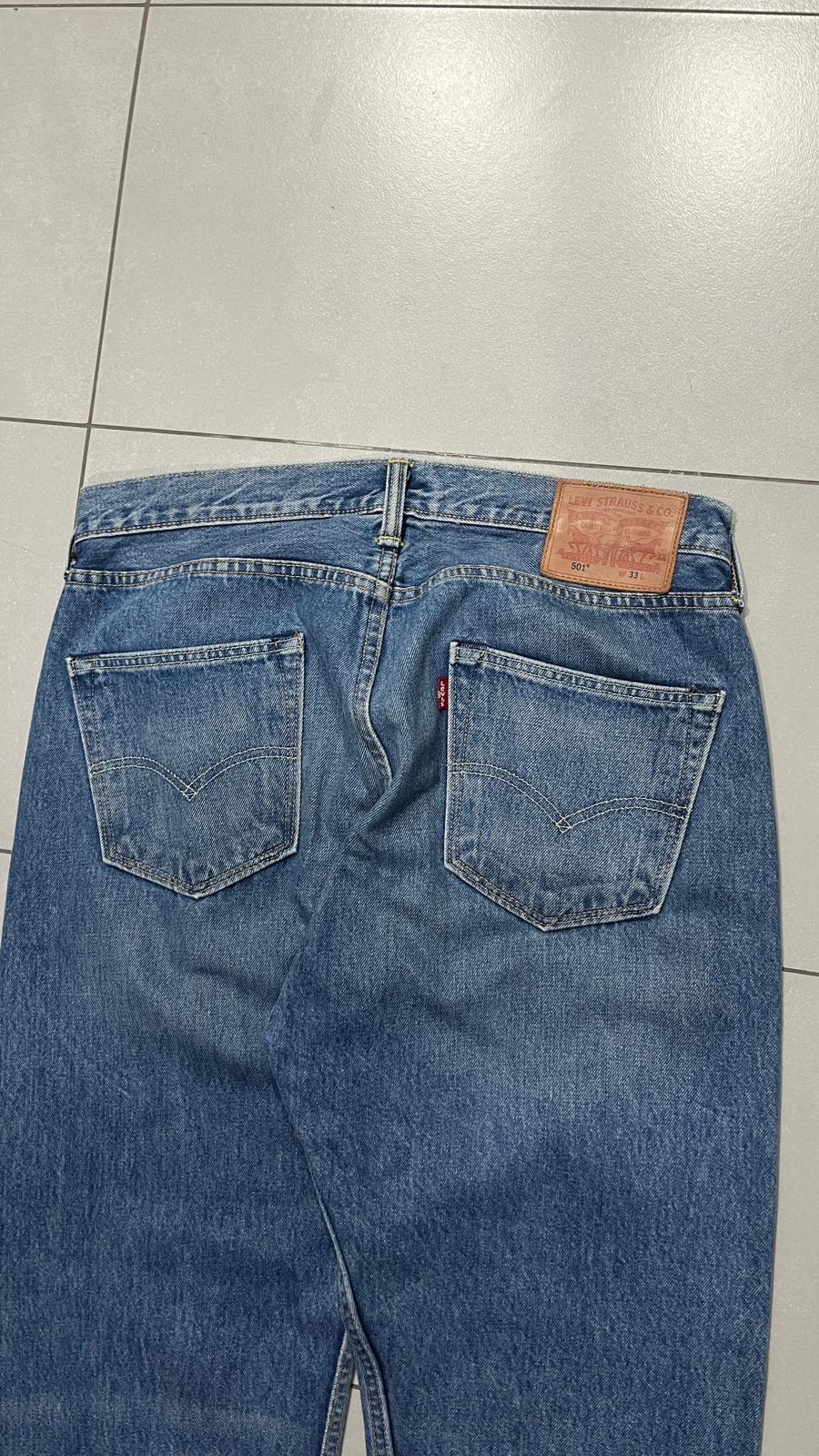 Denim Levis 501 Straight Fit Vintage Y2K 90s 00s American Style Hip-Hop (M)