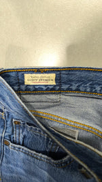 Denim Levis 501 Sfrangiato Straight Fit Vintage Y2K 90s 00s American Style Hip-Hop (S)