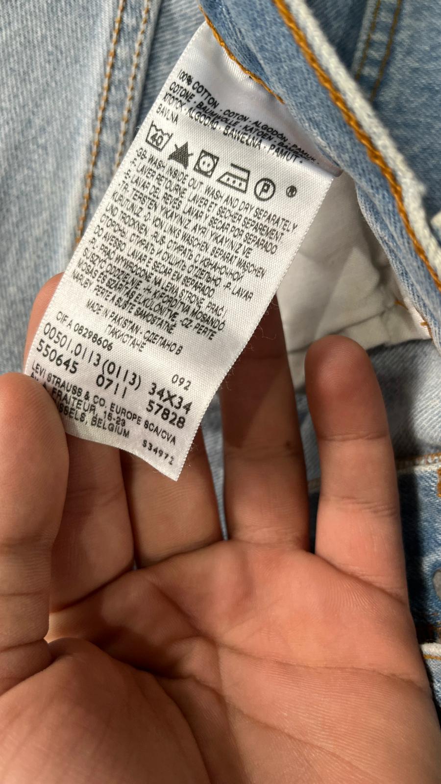 Denim Levis 501 Custom  (M)