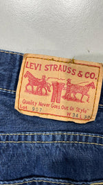 Denim Levis 921 Bootcut Embroidered Vintage Y2K 90s 00s American Style Hip-Hop (L)