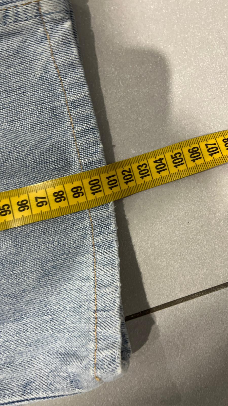 Denim Levis 501 Light Blue Vintage Y2K 90s 00s American Style Hip-Hop (XXL)