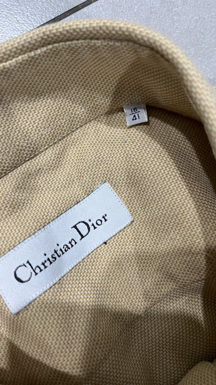 Camicia Christian Dior Beige Embroidered (L)