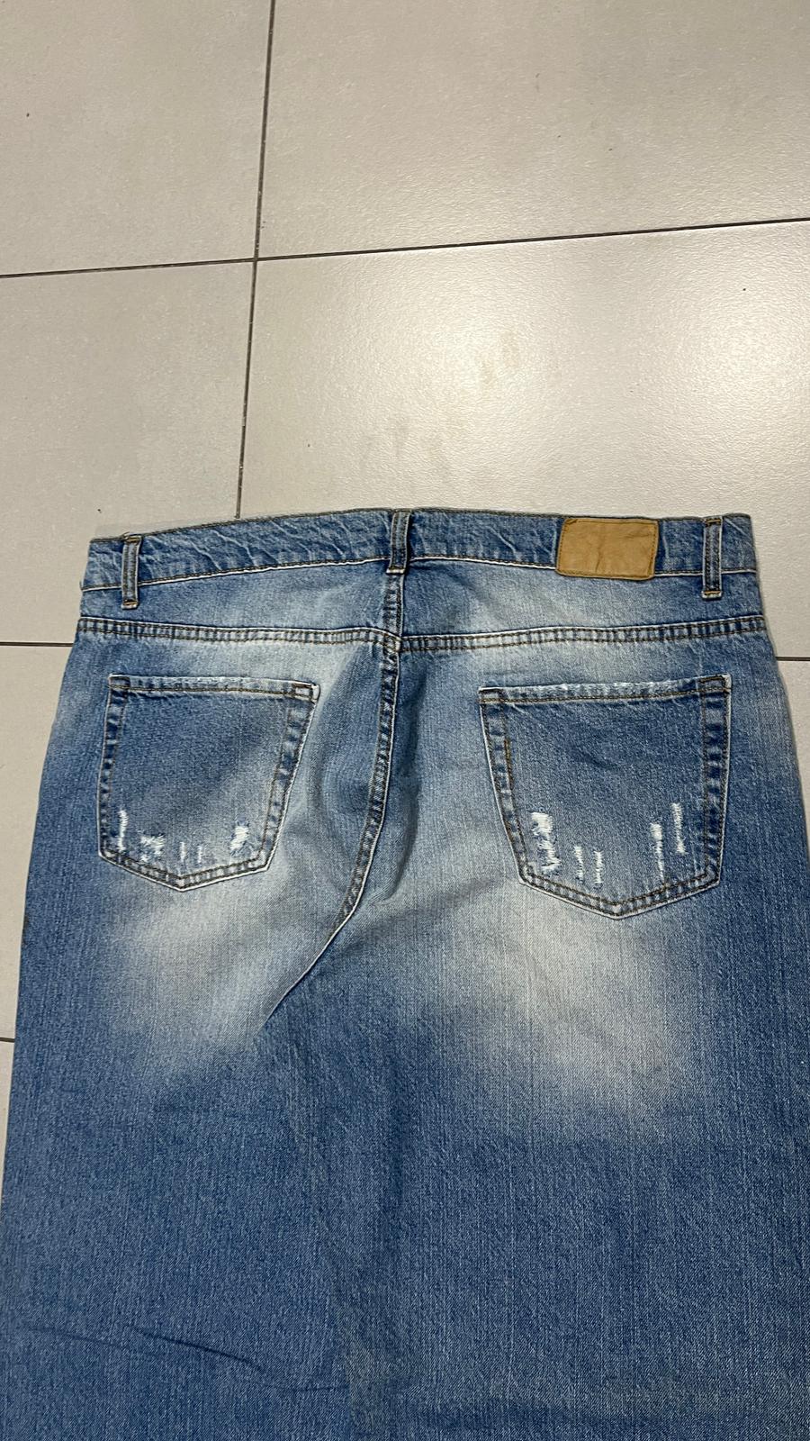 Denim Jeans Baggy Fit Washed (M)
