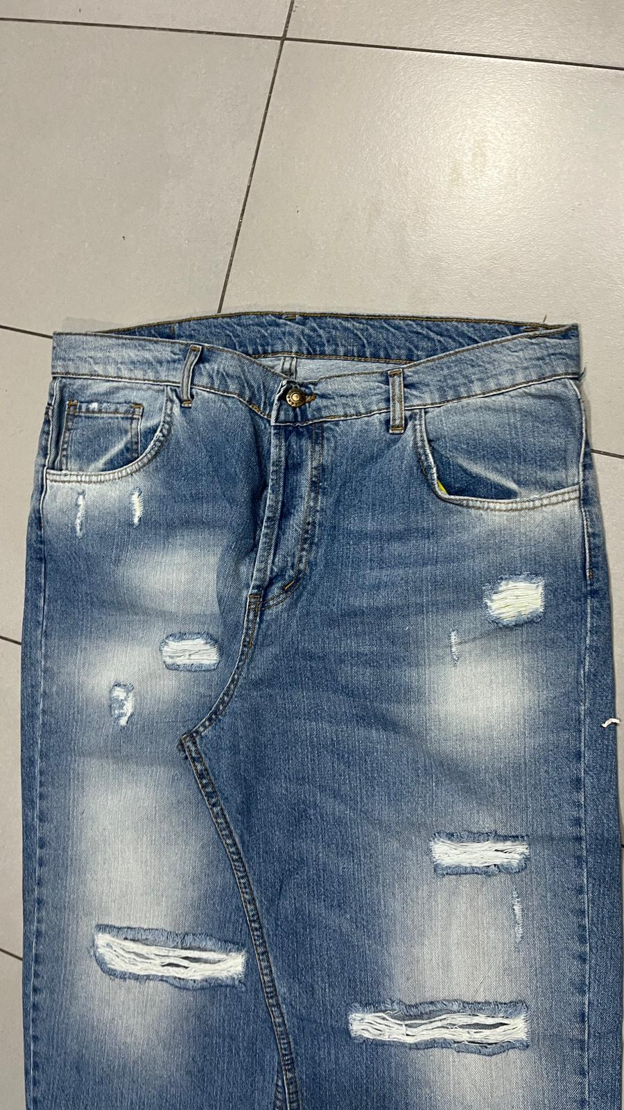 Denim Jeans Baggy Fit Washed (M)