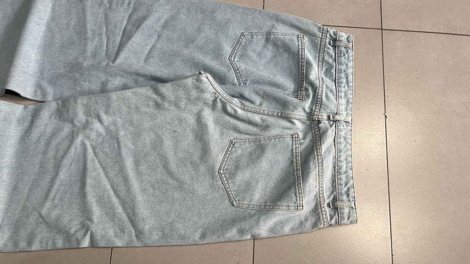 Denim Jeans Super Baggy Washed (XL)