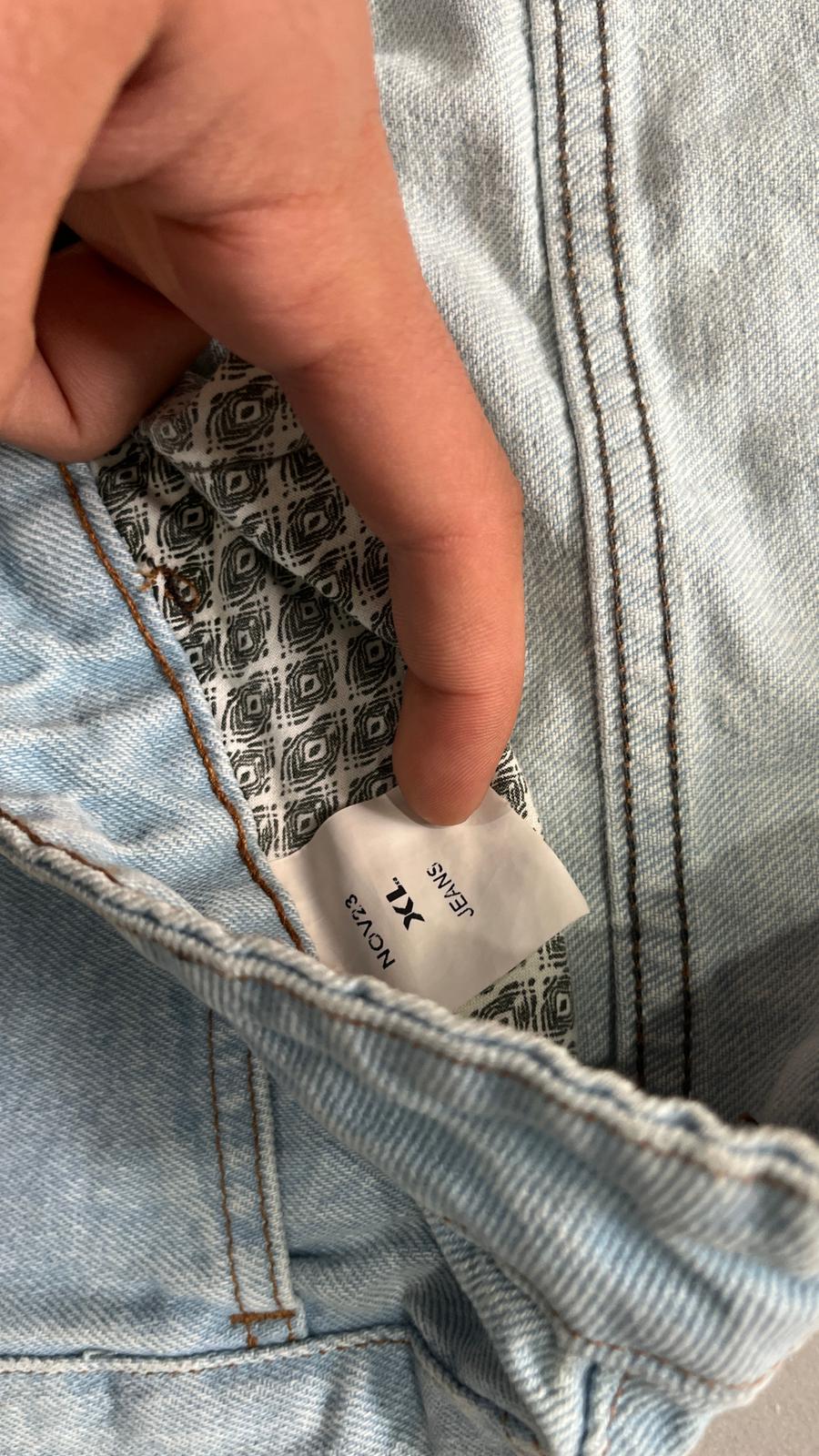 Denim Jeans Super Baggy Washed (XL)