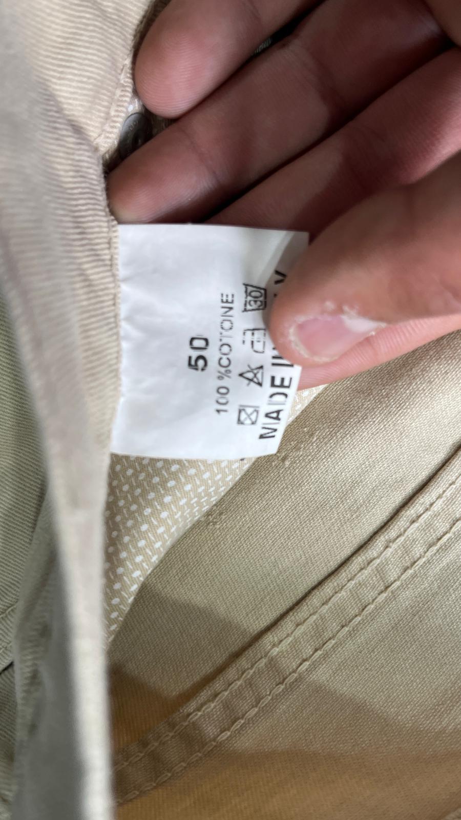 Denim Jeans Beige Baggy Fit Jeans (L)