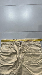 Denim Jeans Beige Baggy Fit Jeans (L)