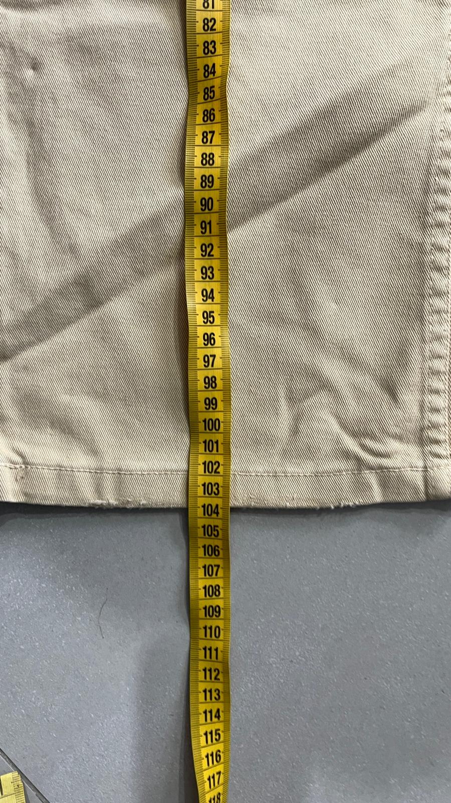 Denim Jeans Beige Baggy Fit Jeans (L)