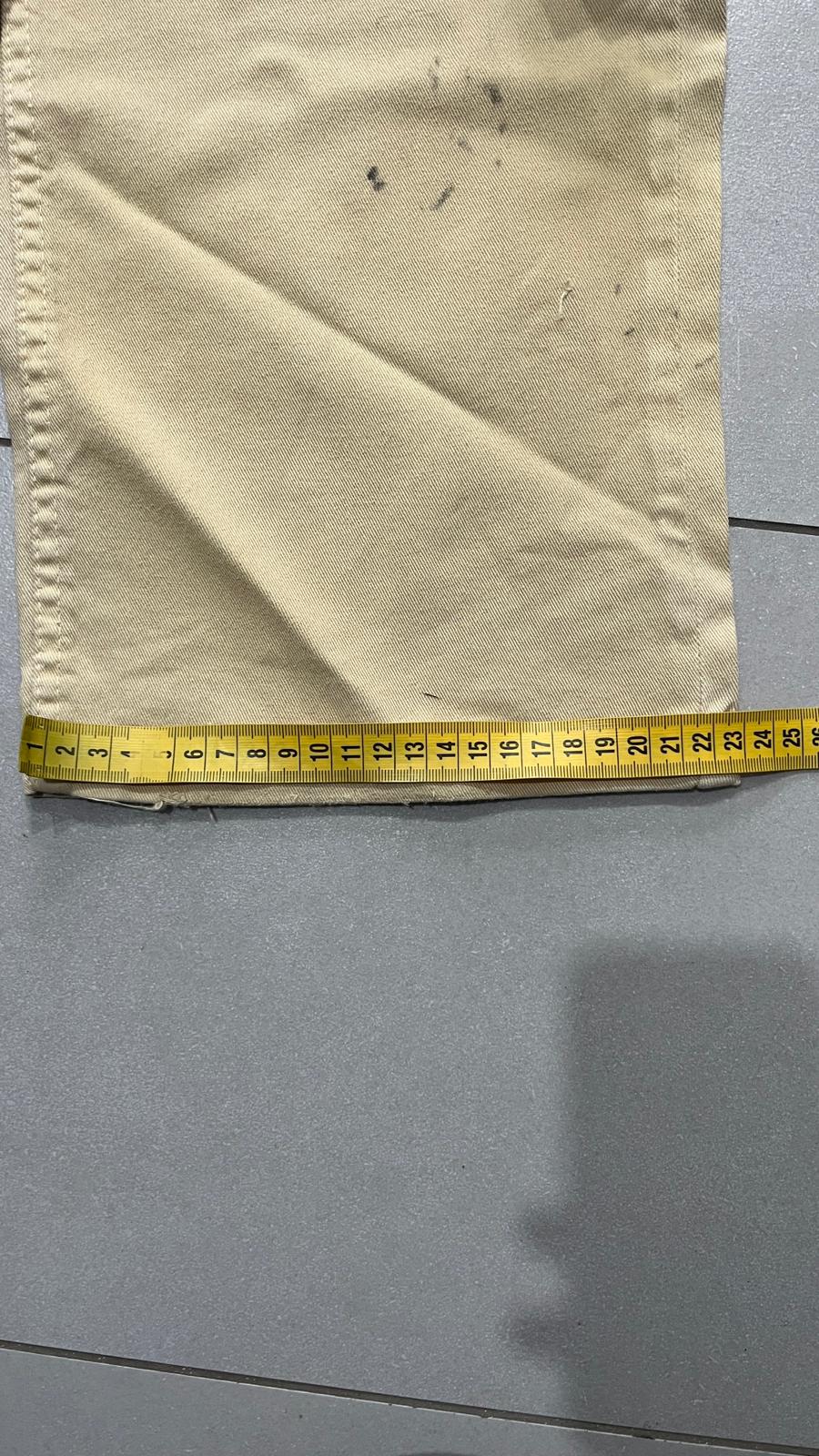 Denim Jeans Beige Baggy Fit Jeans (L)